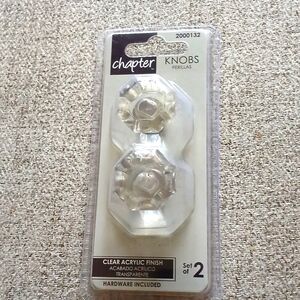 Chapter knobs 2 acrylic